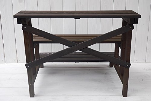 Amazon.co.jp: 木製フラワースタンド3段660型 ダークブラウン : DIY